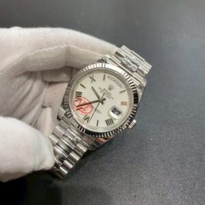 VS廠新品勞力士星期日曆型40mm，丹東獨家最新3255 真一體機心來襲！（珍珠白）