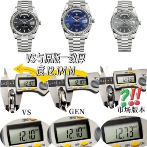 VS廠新品勞力士星期日曆型40mm，丹東獨家最新3255 真一體機心來襲！